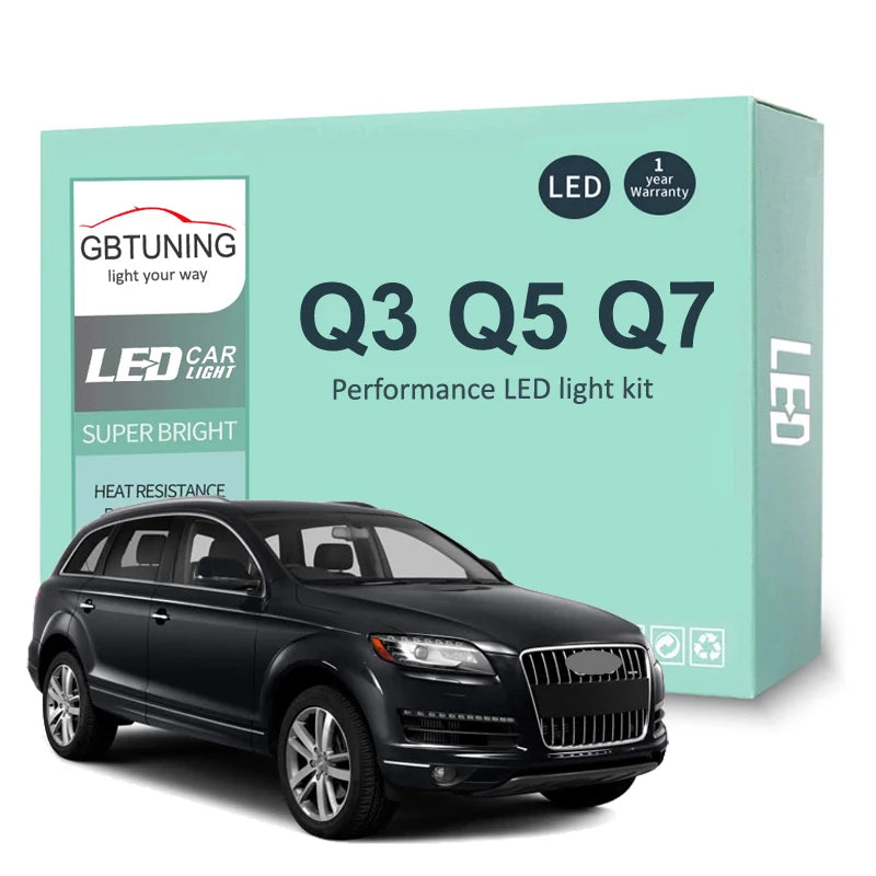 LED Interior Light Kit for Audi Q3 8U Q5 8R SQ5 Q7 4L Car LED Reading Dome Trunk Vehicle Lamp Canbus Error Free 100% ...