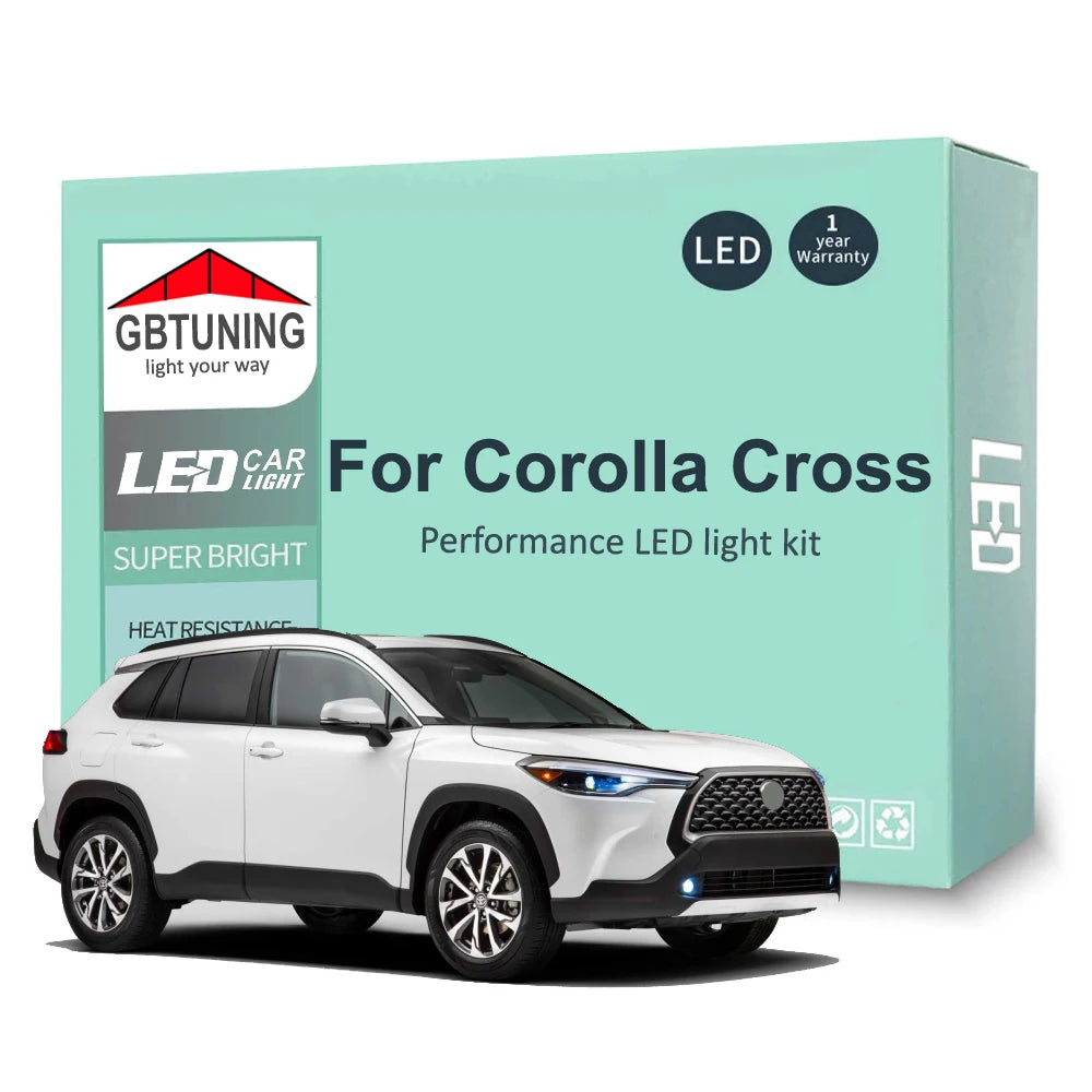 11-Piece LED Interior Light Kit for Toyota Corolla Cross - Canbus Error-Free Bulbs | AUTOKITSHOP