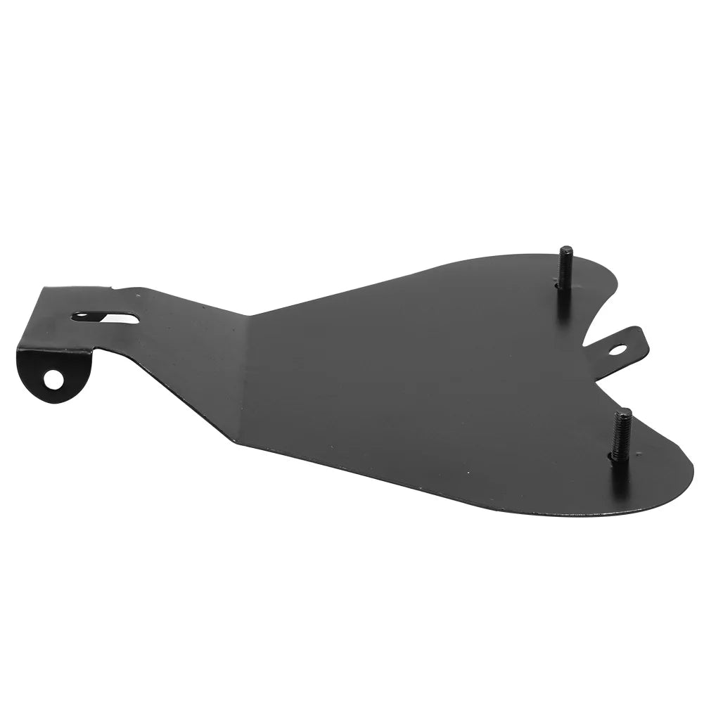 Motorcycle Black Solo Seat Baseplate Bracket Mounting Holder Kit Base Plate Brackets Support Hol - Automotive LED Light