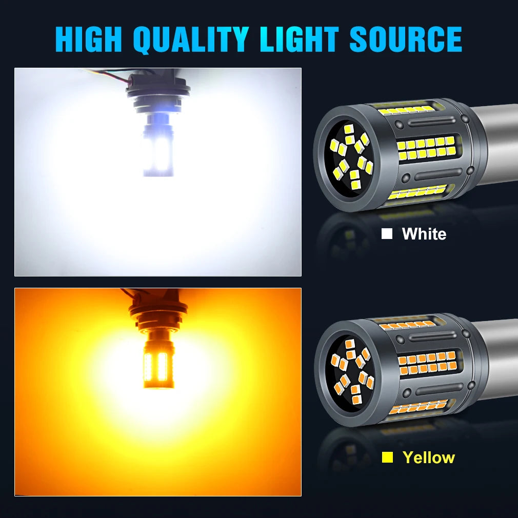 Canbus 50W PY21W P21W 1156 BA15S BAU15S Led Bulb T20 7440 W21W T25 3156 Led Turn Signal Li