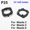 Rockeybright H7 Car Headlight Adapter for Mazda 3 LED H7 Bulb Holder Adapters Socket Base