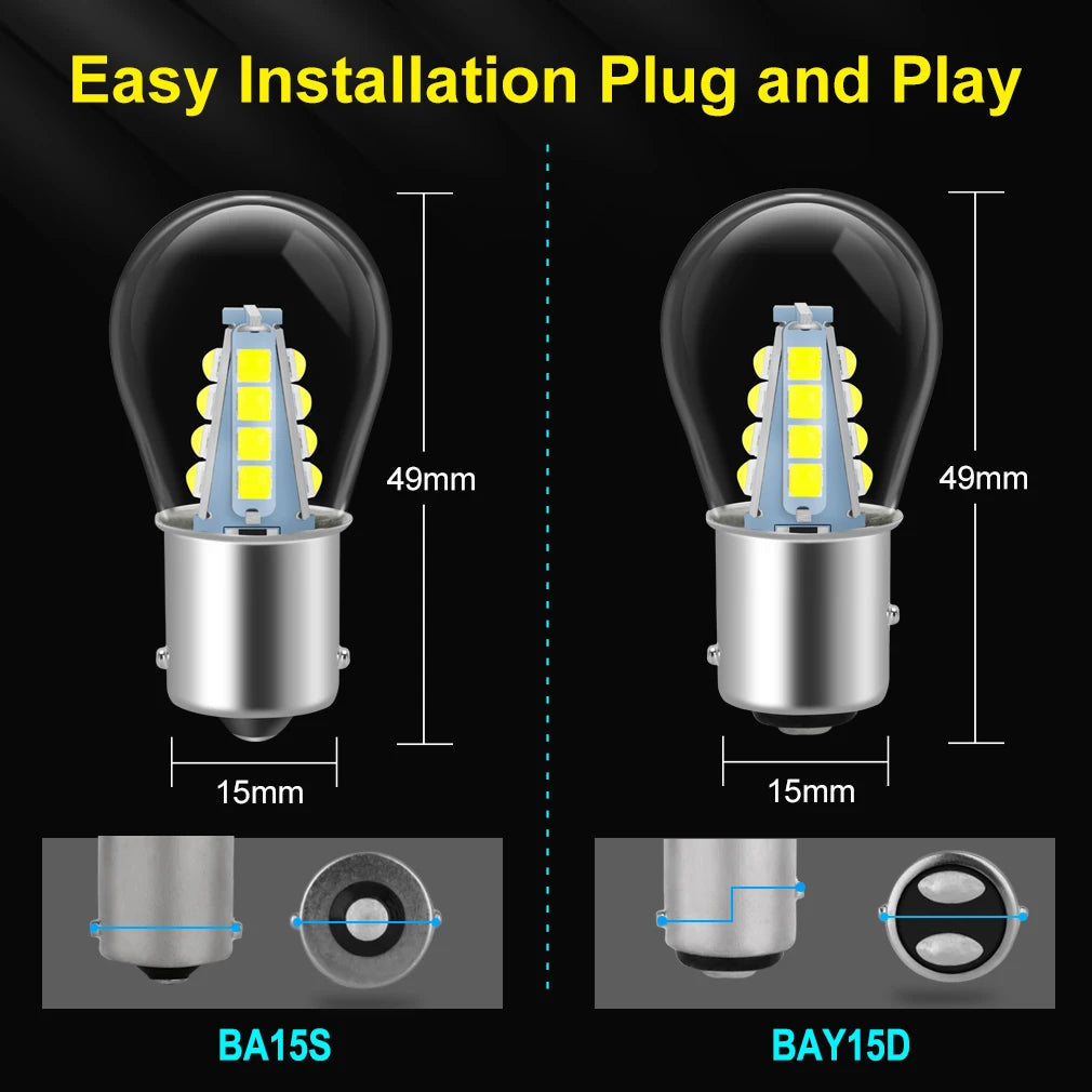 1156 BA15S Led 1157 BAY15D P21W Led Bulb P21/5W P21 5W R5W R10W Car Turn Signal Light Reve