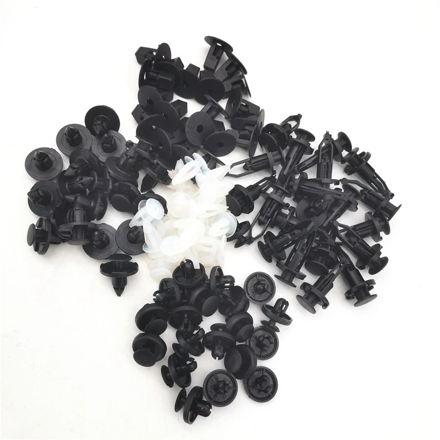 100pcs/lot Trim Panel Clips Bumper Fender Rivets Fastener For Toyota Lexus