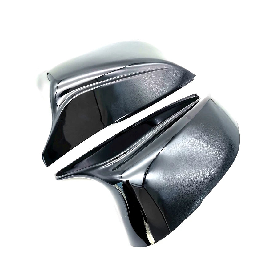 Pair Black Car Side Mirror Cover Replacement for Infiniti Q50 Q60 QX30 Q70 2014+