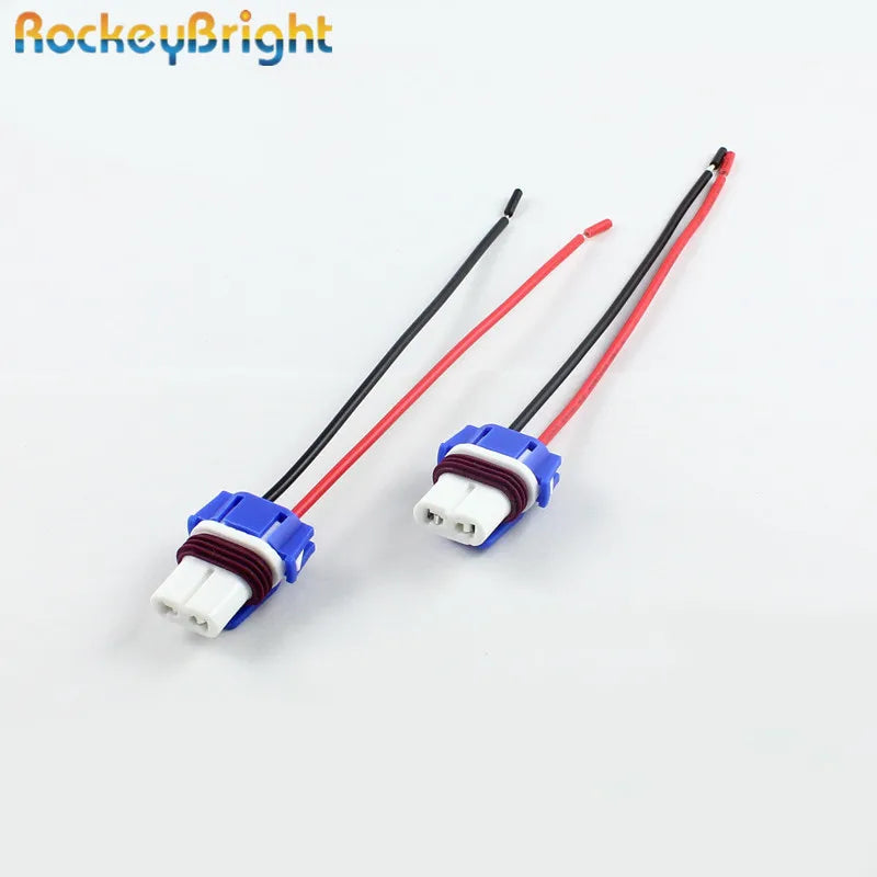 Rockeybright 9006 hb4 adapter wiring harness sockets wire for headlights fog light extensi