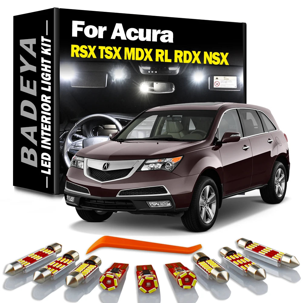LED Interior Light Kit for Acura - Canbus Error-Free Interior Bulbs