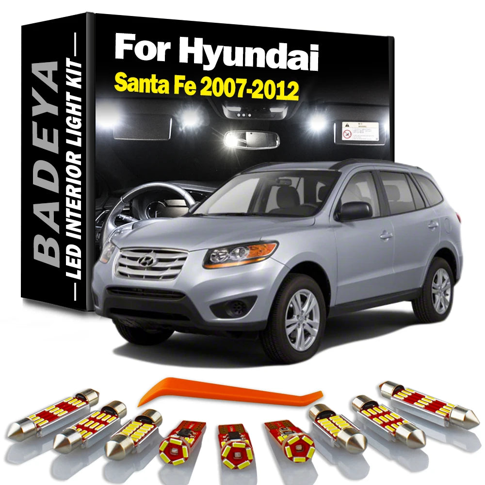 LED Interior Light Kit for Hyundai - Canbus Error-Free Interior Bulbs