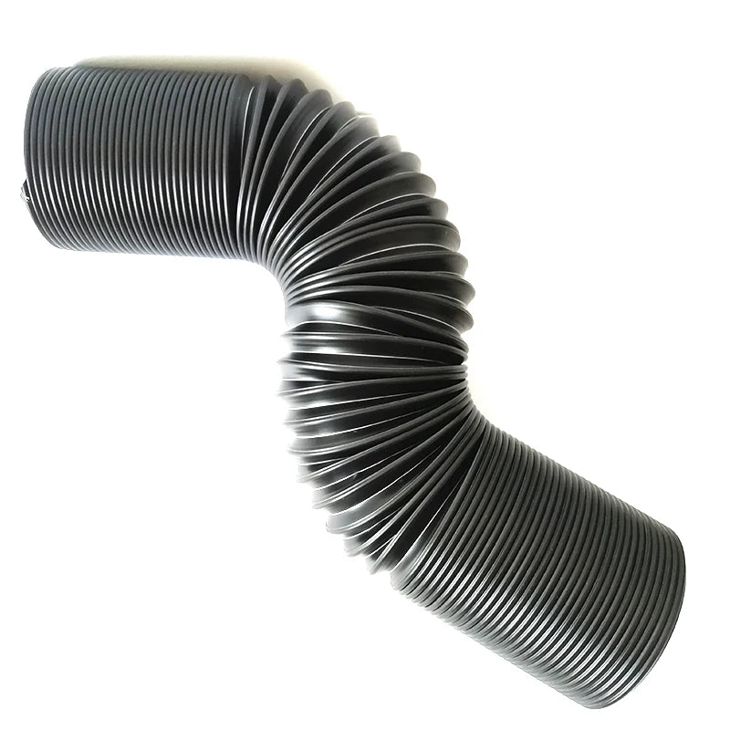 1 Meter x 80mm wide Black flexible cold air hose for car engines air filters induction kit