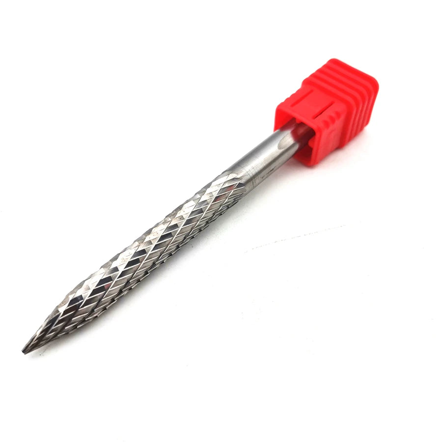 8mm Carbon Steel Air Drill Bit Car Tubeless Tire Puncture Edge File Repair Tool