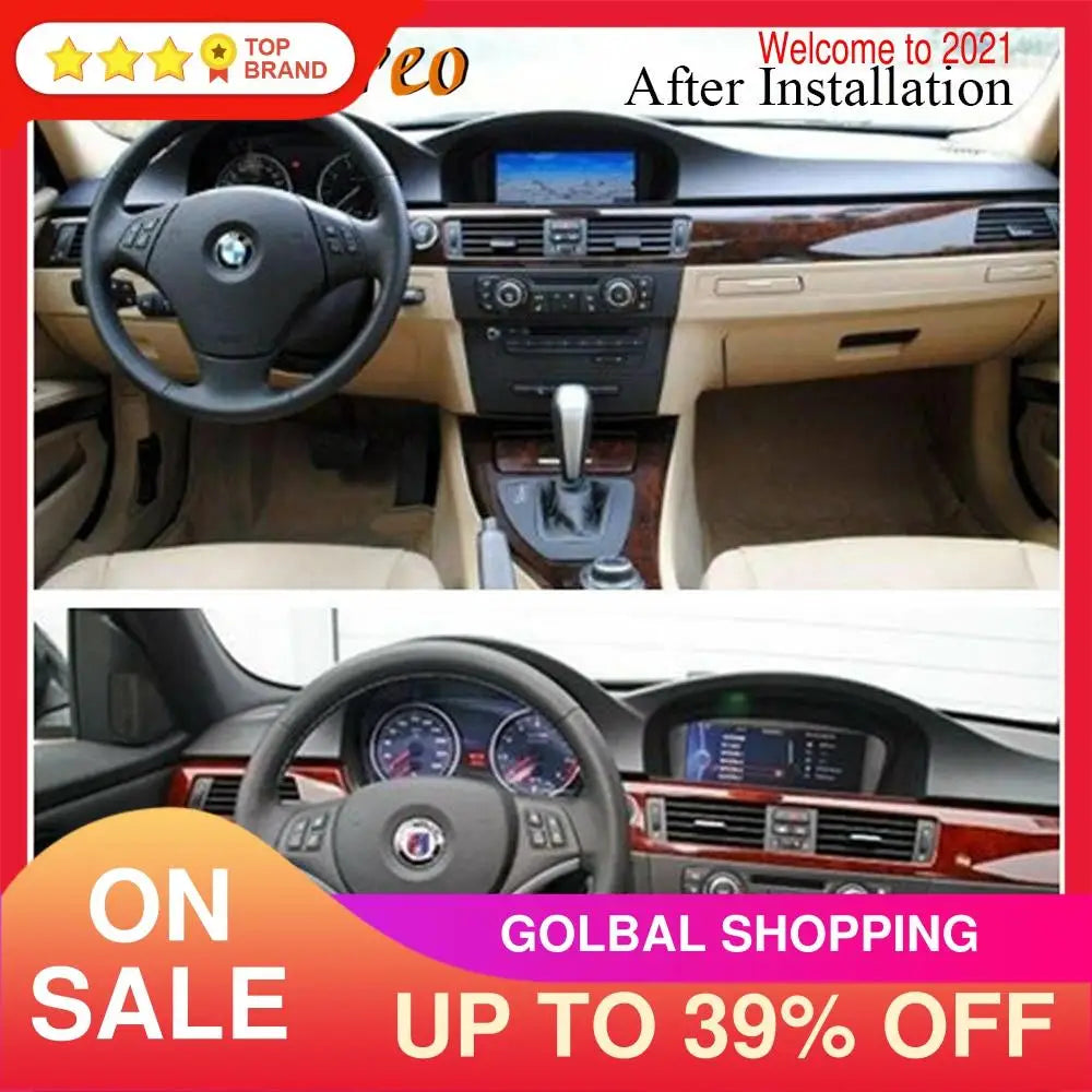 Android 13 Carplay For BMW 5 E60 2002-2009 CCC System Car Multimedia Player Head Unit Auto