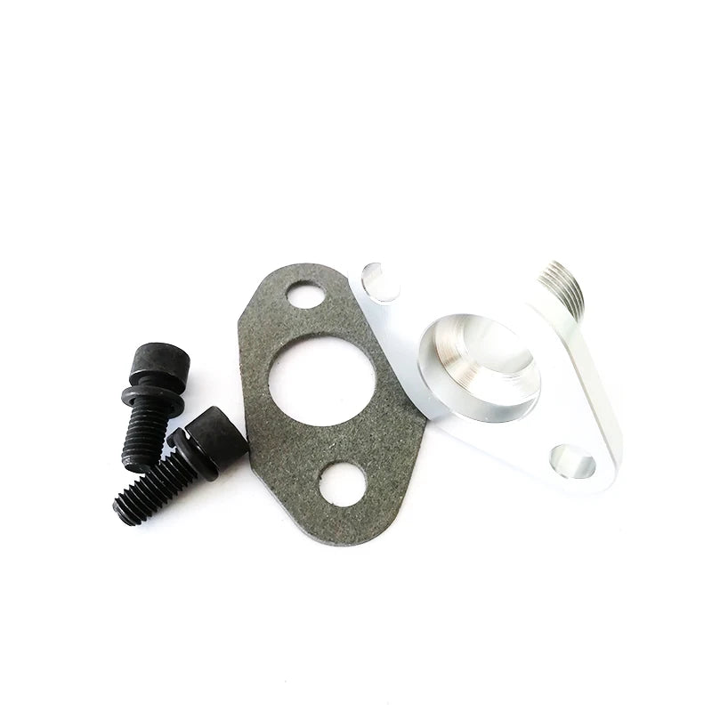 Aluminum AN12 Turbo Oil Drain Adapter Return Flange For T3 T4 T04E T04B T60 T70