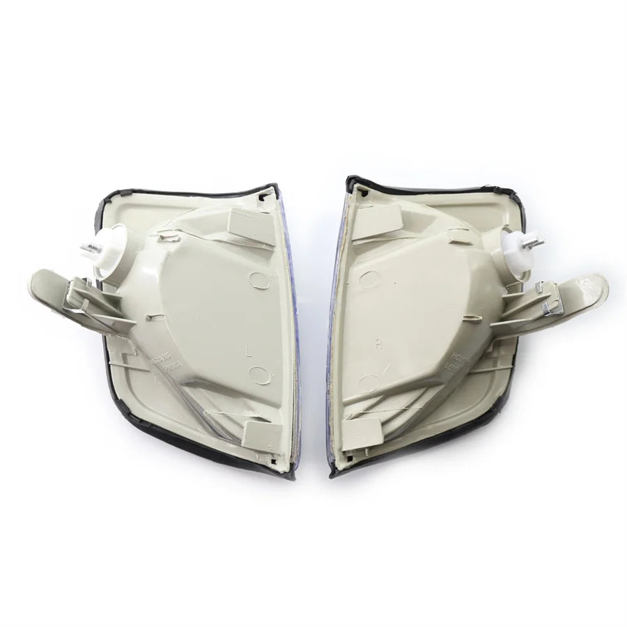 1 Pair (Right + Left) Clear Corner Light Turn Signal Lights For Benz E-Class W124 1985-199