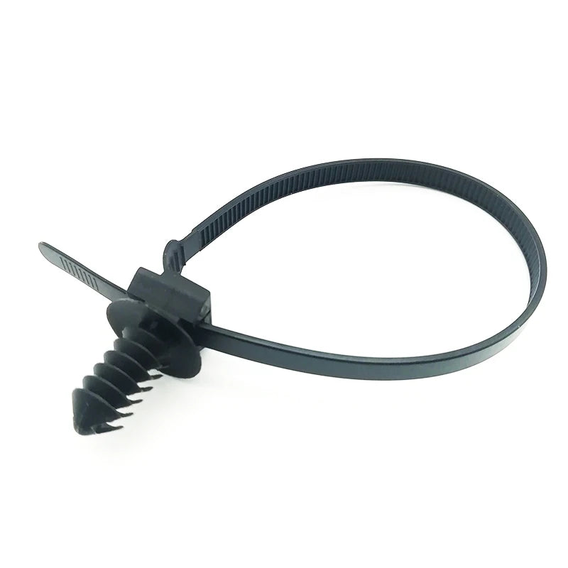 50pcs/lot Car Nylon Cable Tie Clips Detachable Self-Locking Plastic Zip Universal