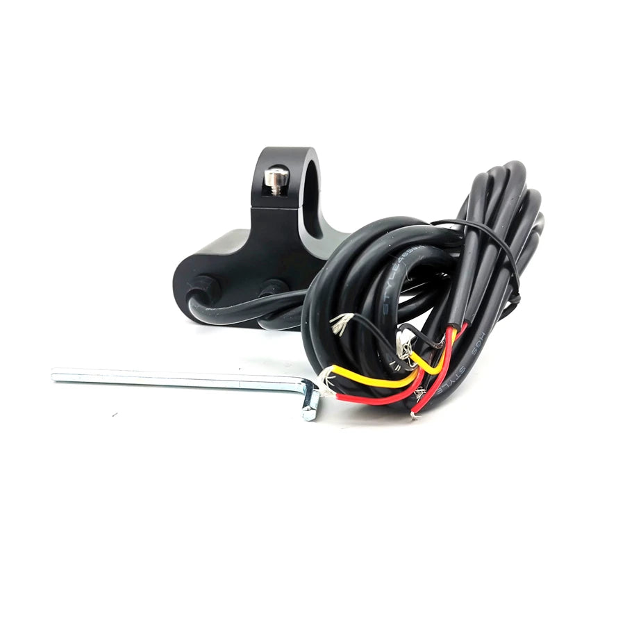 CNC 25MM Motorcycle Handlebar Switch Push+Press Buttons for LED Light Horn Motor