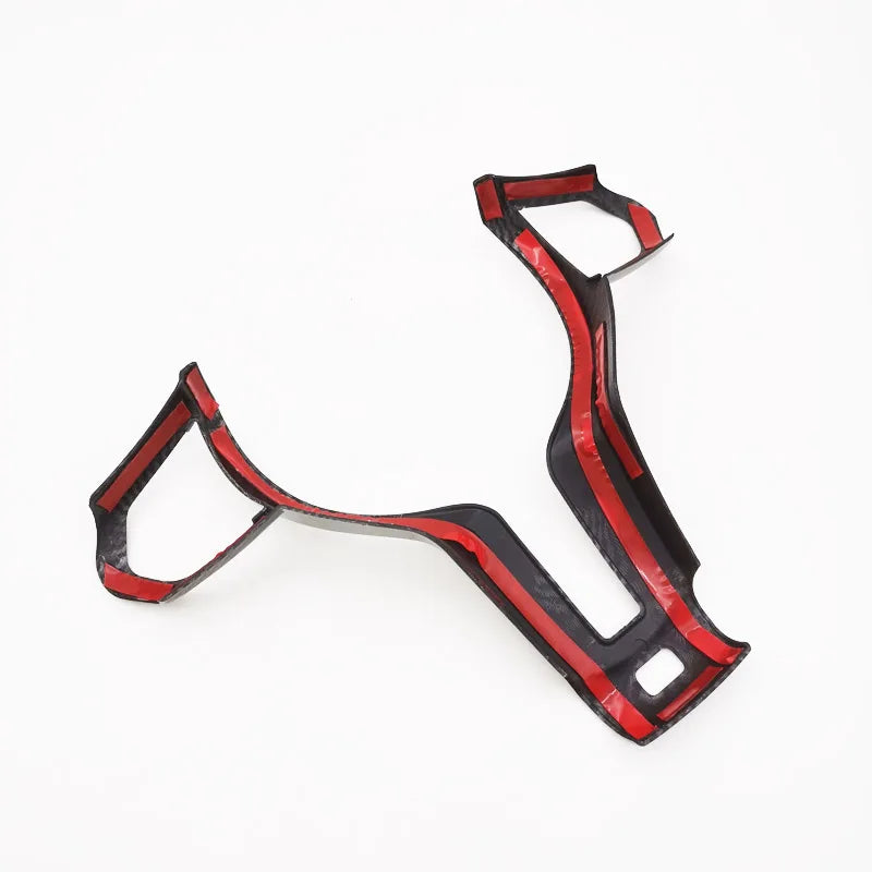 Steering Wheel Cover Trim Carbon Fiber Color For BMW F22 F30 F32 F10 F15 M Sport
