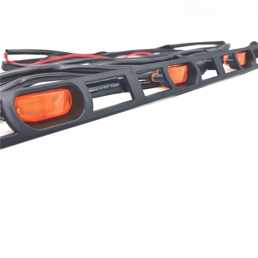 Amber Front Bumper Hood Grille LED Lights with Wire Harness For Tacoma 2012-2015