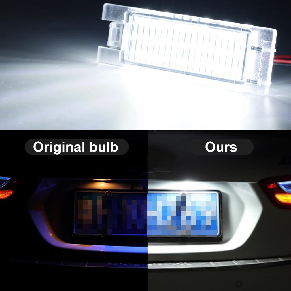 Canbus Car LED Number License Plate Light for Opel Zafira B Astra H Corsa D Insignia Corsa
