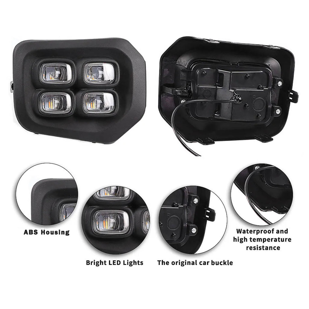 Led Daytime Running Light Fog Lamp for Toyota Tacoma DRL 2016 2017 2018 2019 2020 Bumper D | AUTOKITSHOP