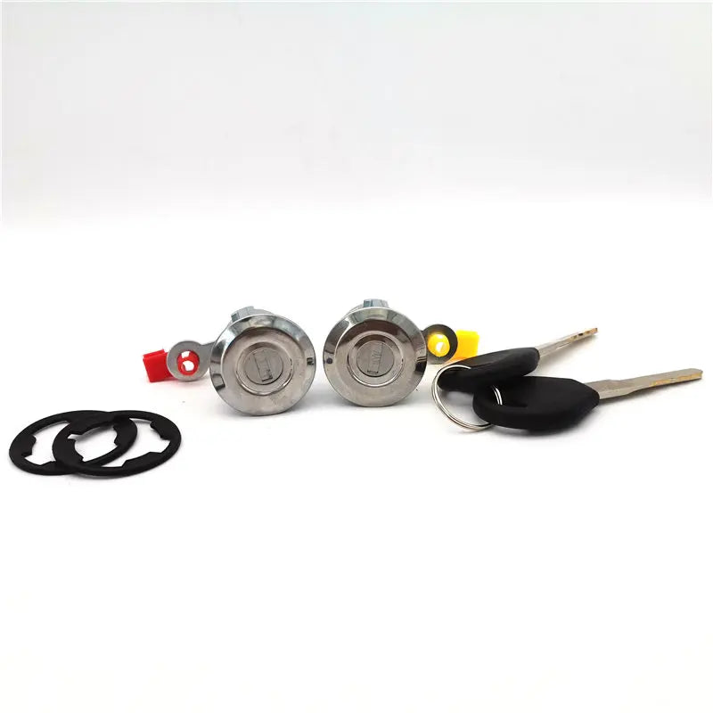 Left+Right Door Lock Cylinder w/Key For Nissan Altima Frontier Pathfinder Xterra