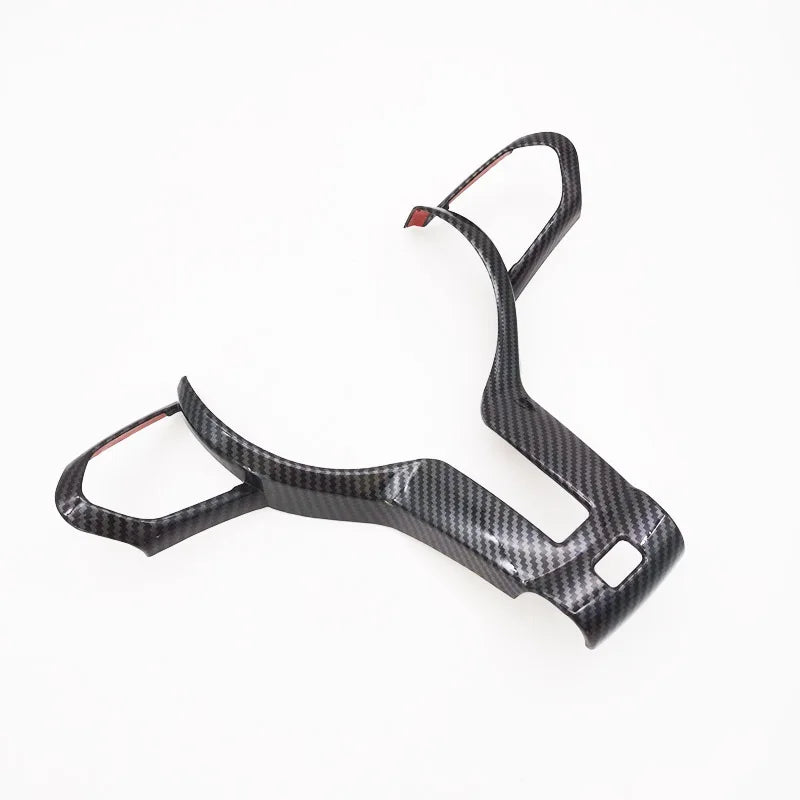 Steering Wheel Cover Trim Carbon Fiber Color For BMW F22 F30 F32 F10 F15 M Sport