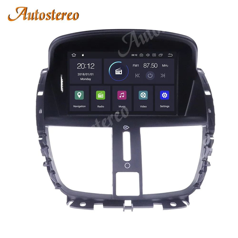 Android14 Carplay Car Radio GPS Navigation For Peugeot 207 2007-2014 Car DVD Player Multim