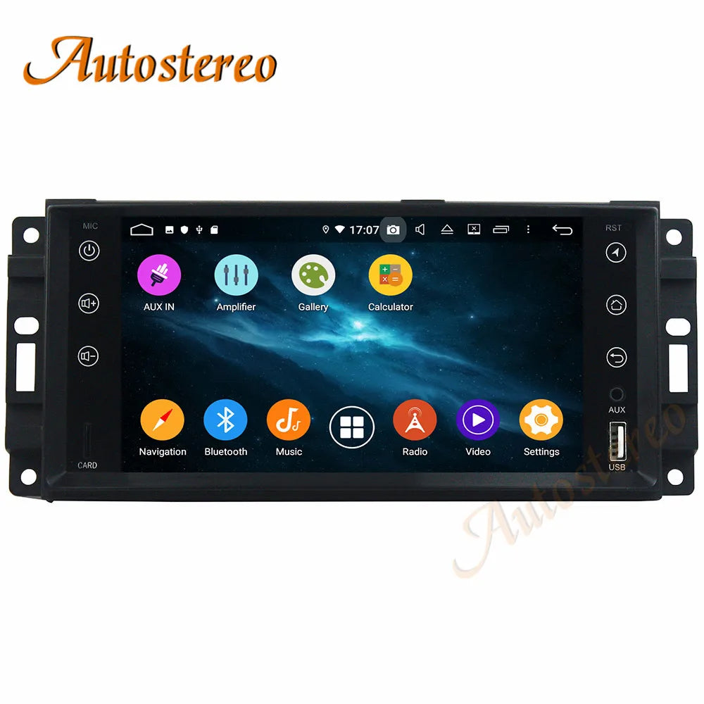 Car DVD Player DSP Android 13 8+256GB Multimedia Player GPS Navigation For Jeep Compass Wr