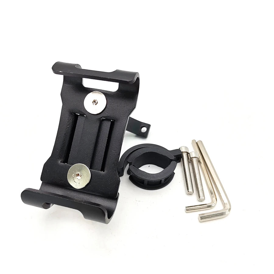 1x Motorcycle Phone Holder Stand Handlebar Clip Alloy Bracket Holder For iPhone
