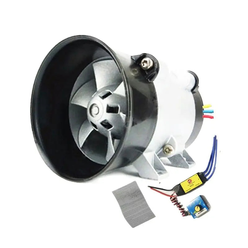 Universal Car Electric Turbine Power Turbo Charger Tan Boost Air Intake Fan 12V