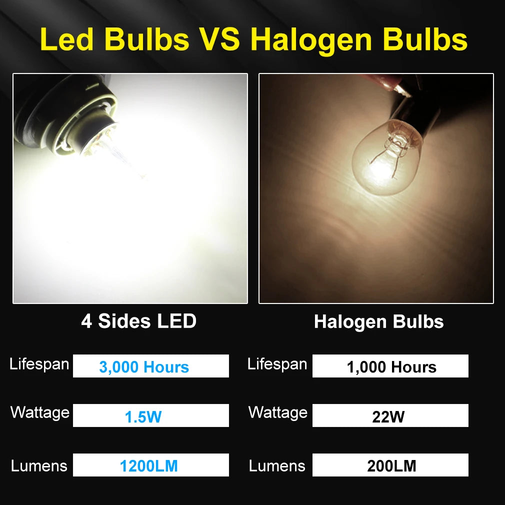 1156 BA15S Led 1157 BAY15D P21W Led Bulb P21/5W P21 5W R5W R10W Car Turn Signal Light Reve