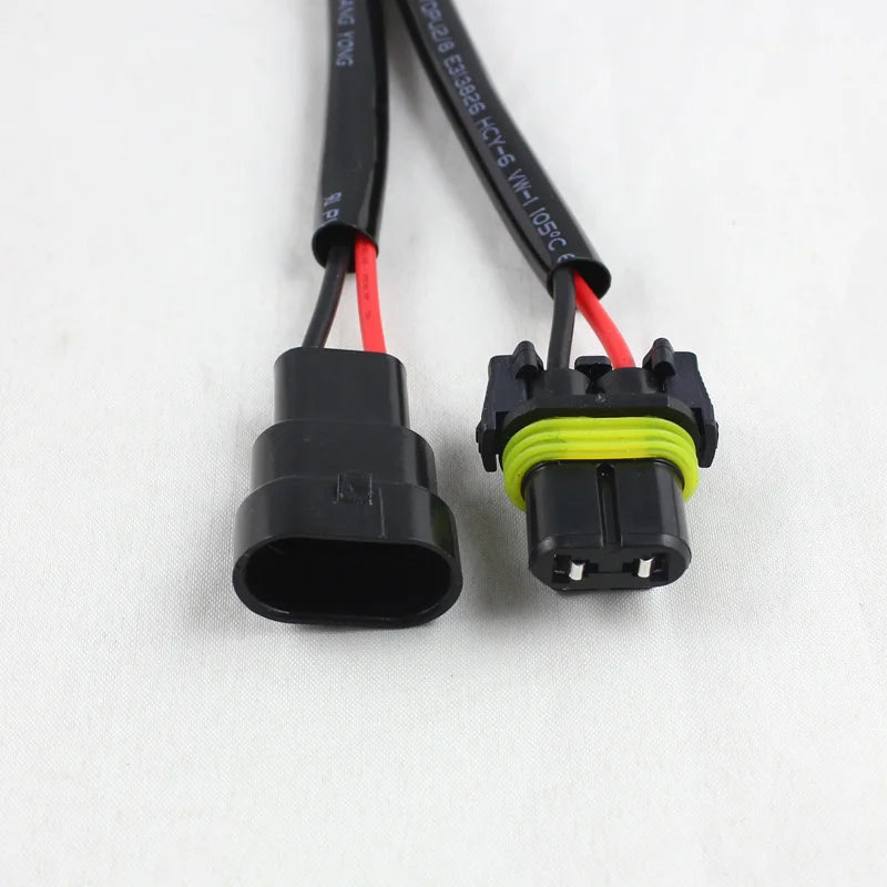 Rockeybright 2x New 9006 HB4 hid Female Wiring Harness Connectors Plugs Pigtails Wire Adap