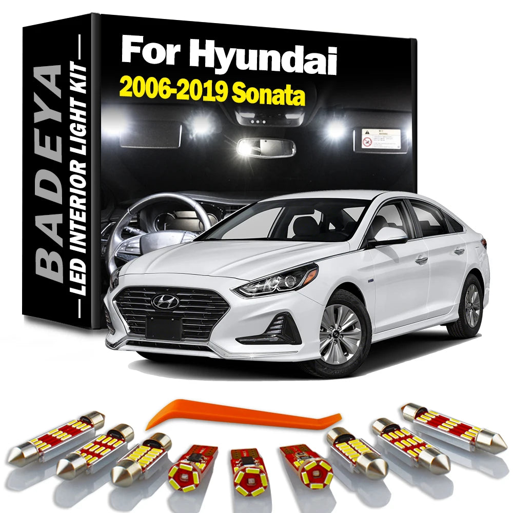 LED Interior Light Kit for Hyundai 2006-2019 - Canbus Error-Free Interior Bulbs