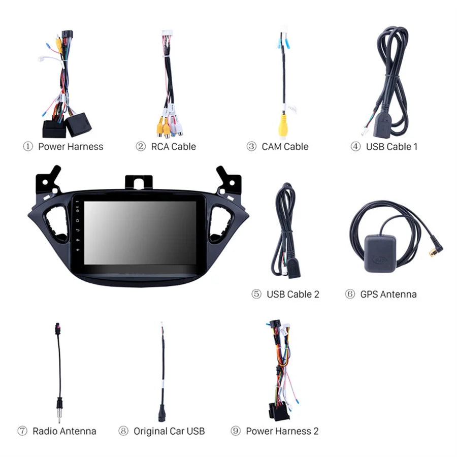 8" Car Stereo GPS Unit Player Android 10.0 1+16GB For Opel Corsa 2015-2019 for Opel Adam 2