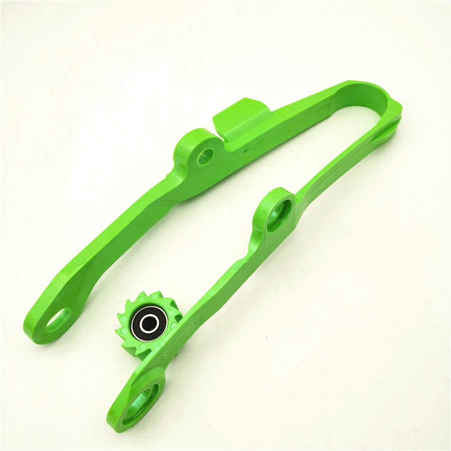 Chain Slider W/ Lower Roller Green For Kawasaki KX250F KX450 KXF250 KX450F