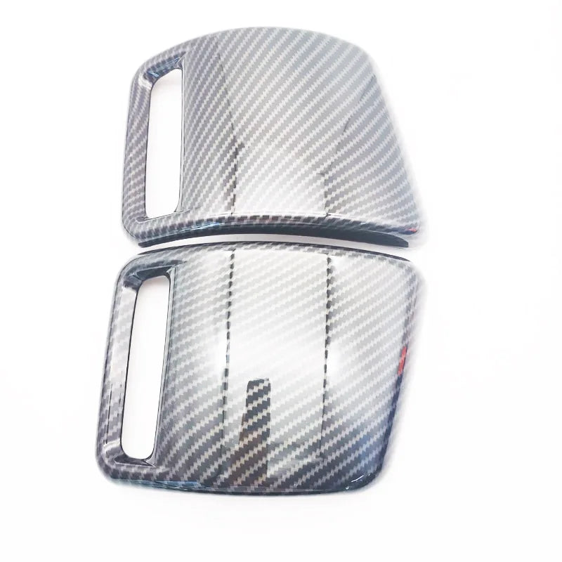 Carbon Fiber Style Rear Tail Light Cover Decoration For Dodge Ram 1500 2019-2021