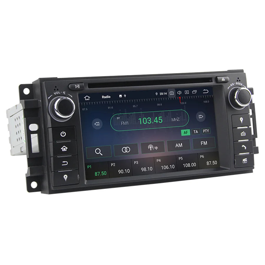 6.2 Inch Car Stereo Radio Android 10 GPS Navi Builtin Carplay 2+32G For Dodge Ram for Chry