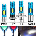 RGB Changable Car Led H4 H7 Motorcycle Headlight P15D H6 BA20D Wireless Motorcycle Head La