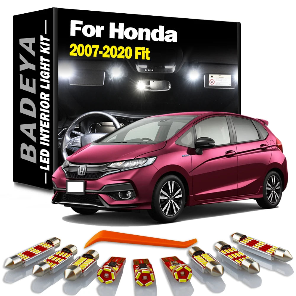 LED Interior Light Kit for Honda 2007-2019 - Canbus Error-Free Interior Bulbs