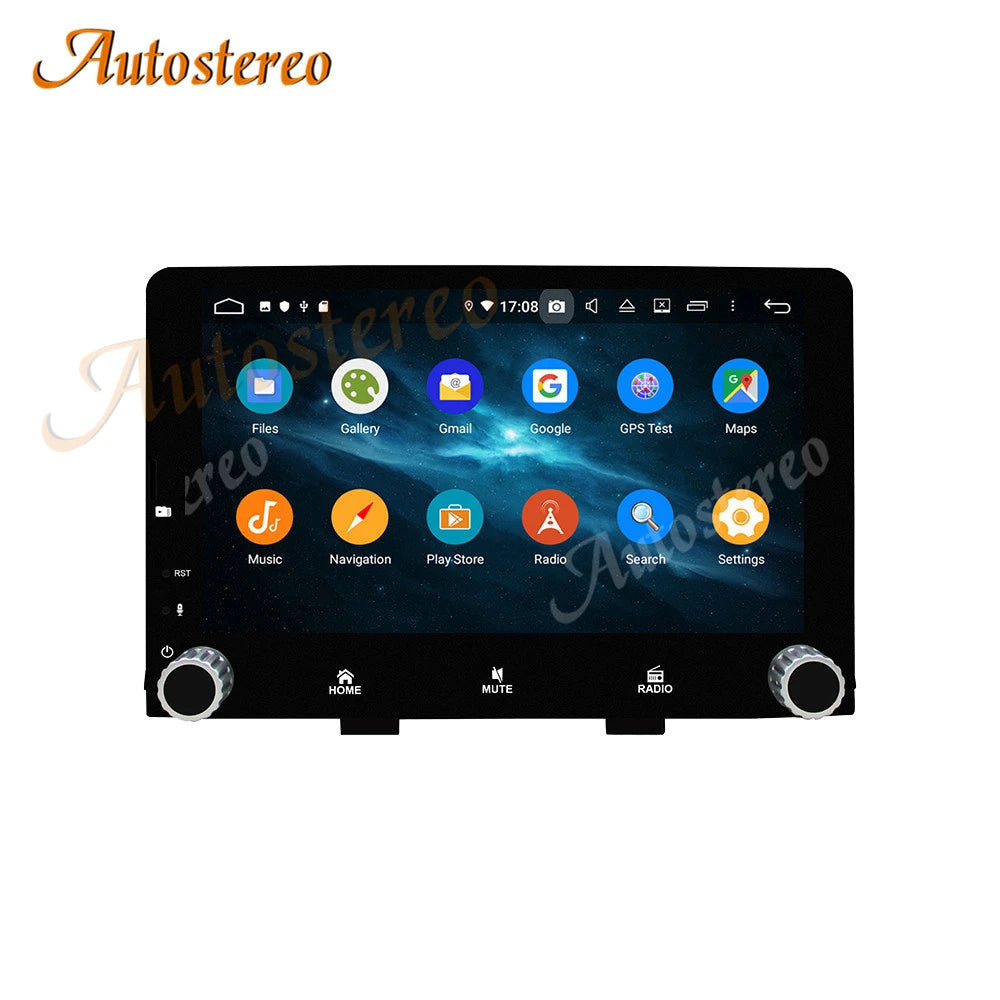 Carplay Android 14 Car Multimedia Player GPS Navigation For KIA RIO 2017 2018 2019 Head Un