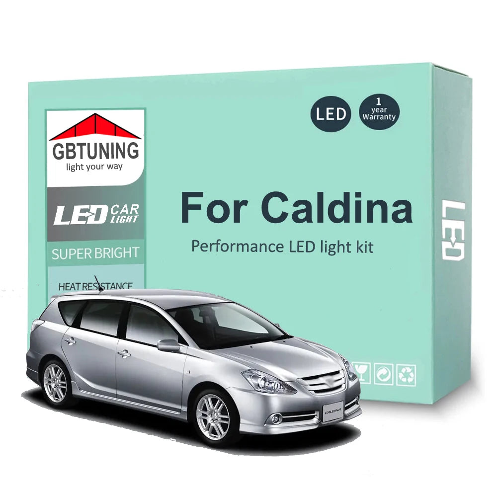LED Interior Light Kit for Toyota Caldina T19 T21 T24 1992-2002 - Canbus Dome Map Door Trunk Bulbs | AUTOKITSHOP