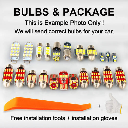 11-Piece LED Interior Light Kit for Renault Kangoo 2008- 2015 - Canbus Dome Map Door Trunk Bulbs | AUTOKITSHOP