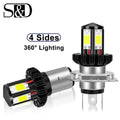 Motorcycle Headlight LED BA20D H6 H4 Bulbs Hi Lo beam Moto LED Motorbike Headlight Lamp 60