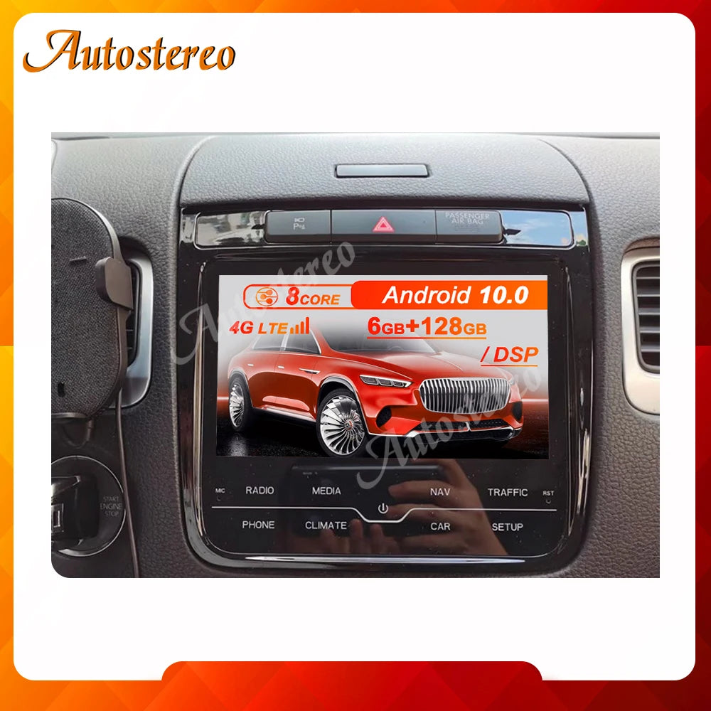 Carplay For VW TOUAREG RNS 850 RCD 550 Android 13 Car DVD Player Multimedia Player GPS Nav