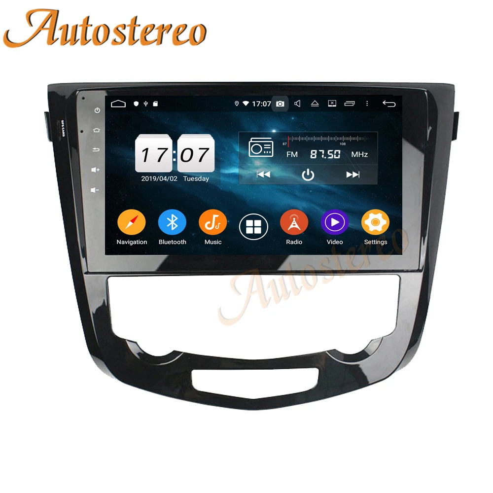 Android13 Car GPS Navigation HeadUnit For Nissan QASHQAI/X-trail 2014-2019 Auto Stereo Mul
