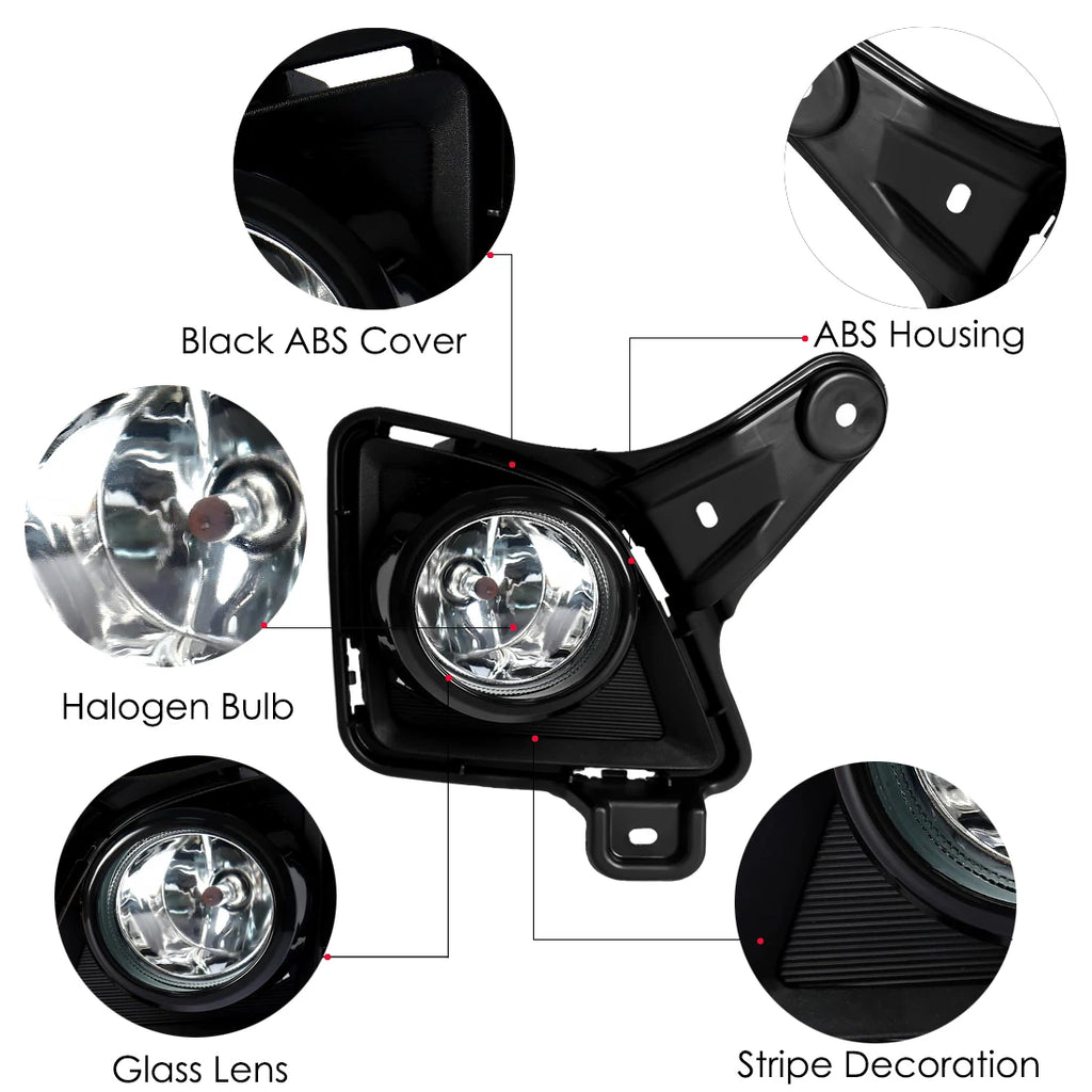LED DRL Fog Lights For Toyota Hiace 2012-2013 For Toyota Quantam 2012-2013 Headlights Fog  | AUTOKITSHOP
