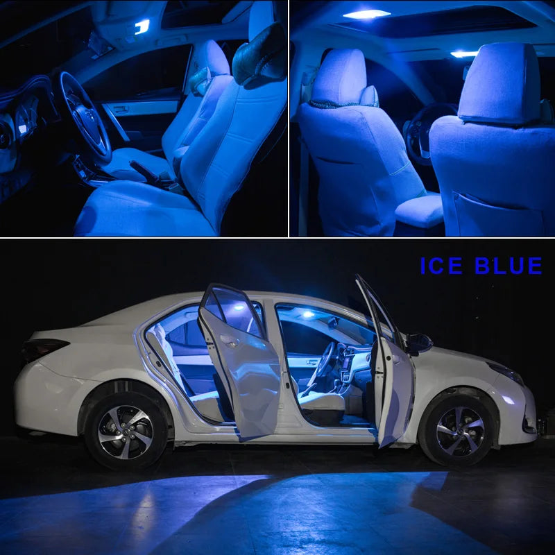 17-Piece LED Interior Light Kit for Land Rover Freelander 2 LR2 L359 2007- 2013 - Canbus Dome Map Door Trunk Bulbs | ...