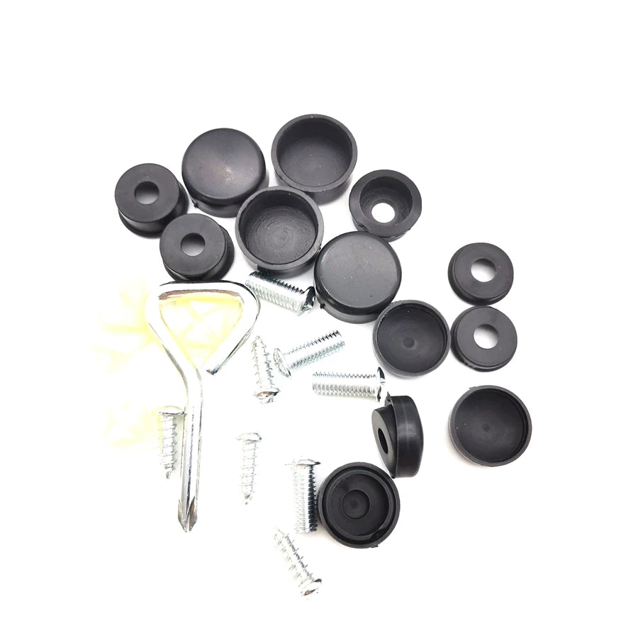 Car Plate Zinc Alloy Anti-theft License Plate Bolt Frame Screw Accessories