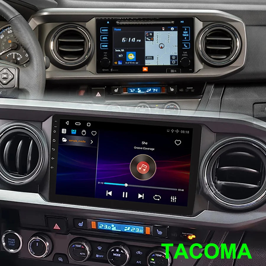 128GB Rom Android 14 Multimedia Video Player Autoradio For Toyota Tacoma N300 2016 2017 20