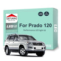 17-Piece LED Interior Light Kit for Toyota Prado 120 2002-2007 - Canbus Dome Map Door Trunk Bulbs | AUTOKITSHOP