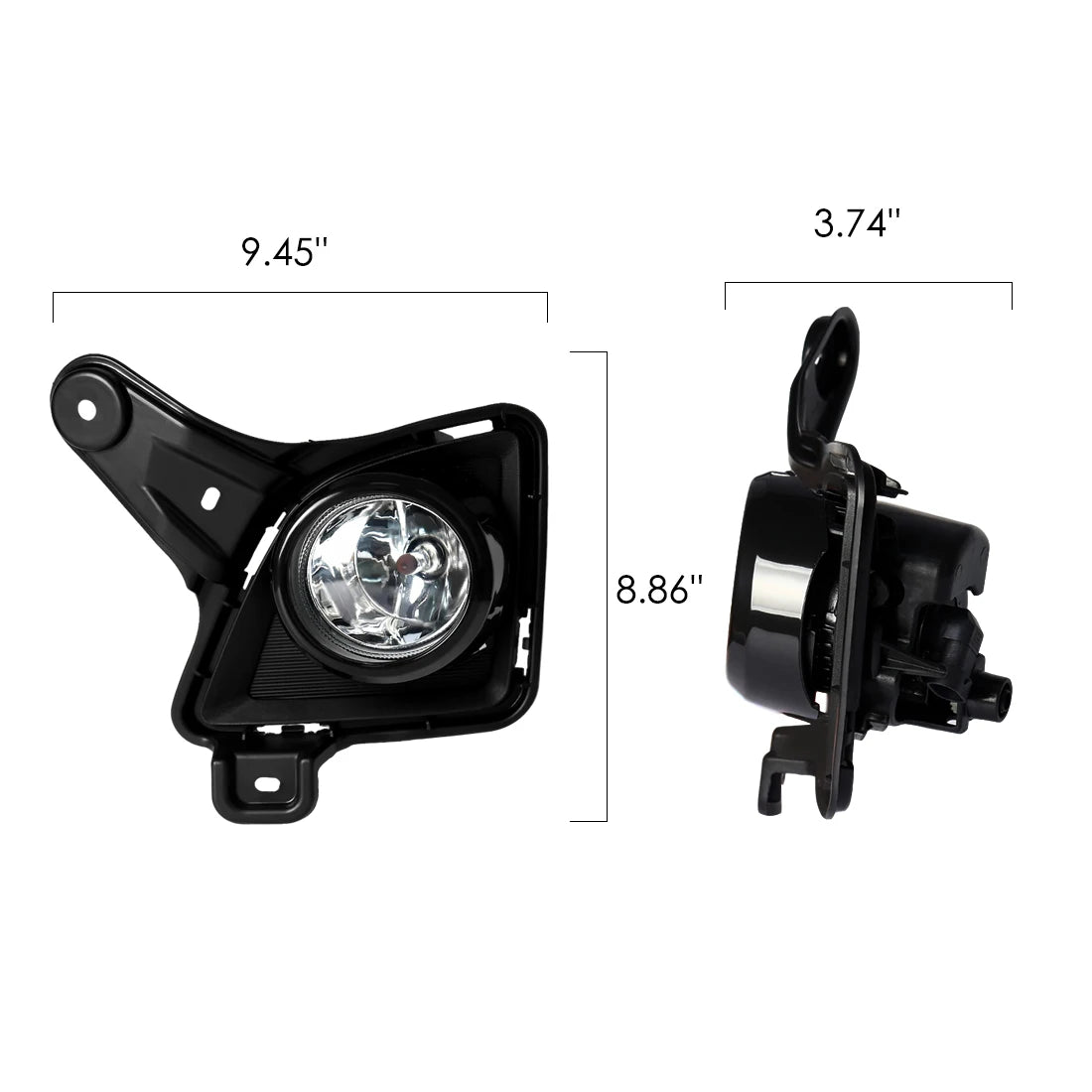 LED DRL Fog Lights For Toyota Hiace 2012-2013 For Toyota Quantam 2012-2013 Headlights Fog  | AUTOKITSHOP