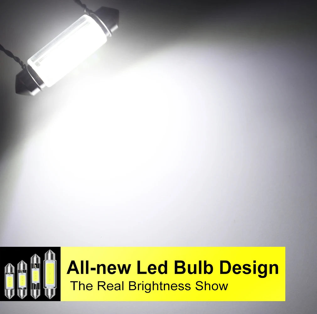 1-Piece LED Interior Light Kit for C10W C5W - Canbus Error-Free Interior Bulbs